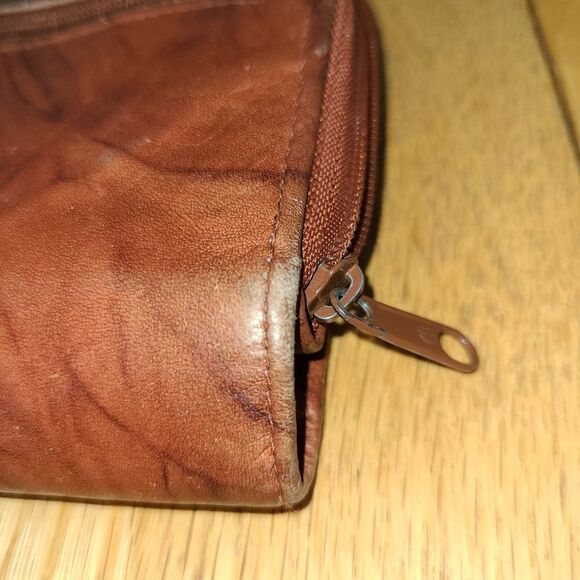 Buxton Brown Leather Wallet, Top Grain Cowhide - Picture 6 of 8